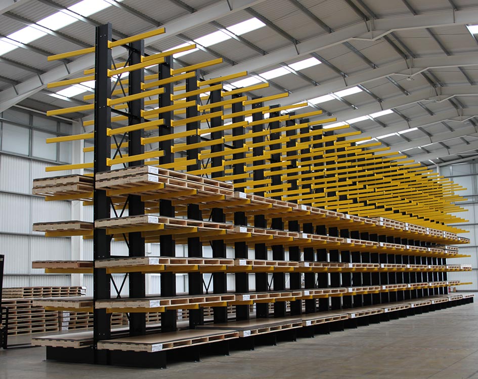Warehouse Cantilever racking details