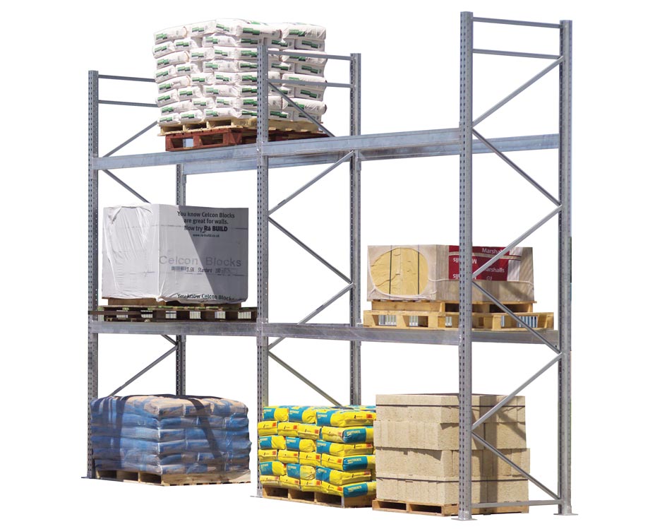 Galvanised Pallet Racking details